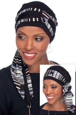 Cardani Creativity Cap Combo | Bamboo Viscose Scarf & Hat Set