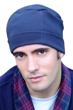 100% Cotton Sleeping Cap for Men | Mens Sleep Cap