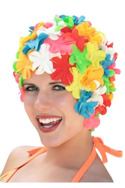 Flower Swim Cap | Petal Bathing Cap with Flowers