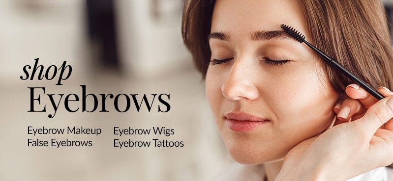 shop false eyebrows eyebrow makeup wigs